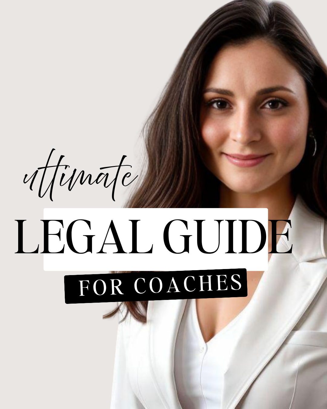 Image of Valerie and the words Ultimate Legal Guide